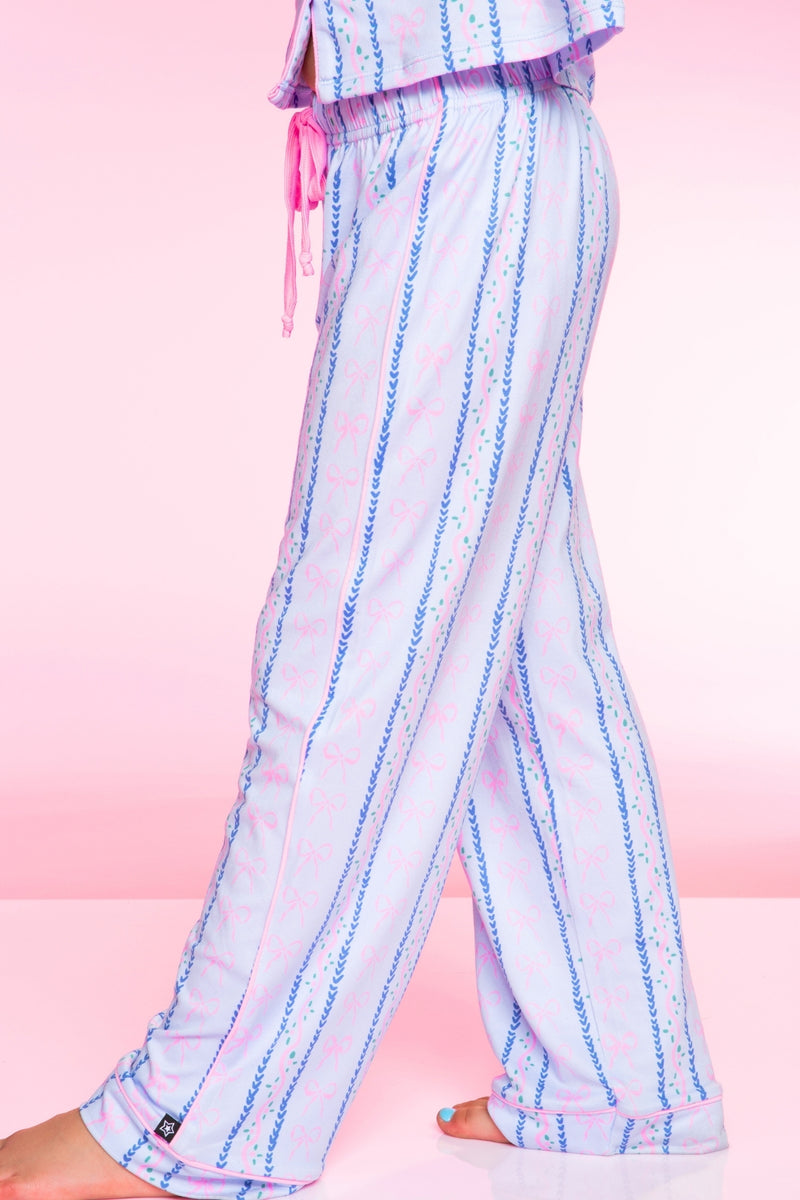 Long Sleeve Simply Soft Button Down Top & Karate Pant