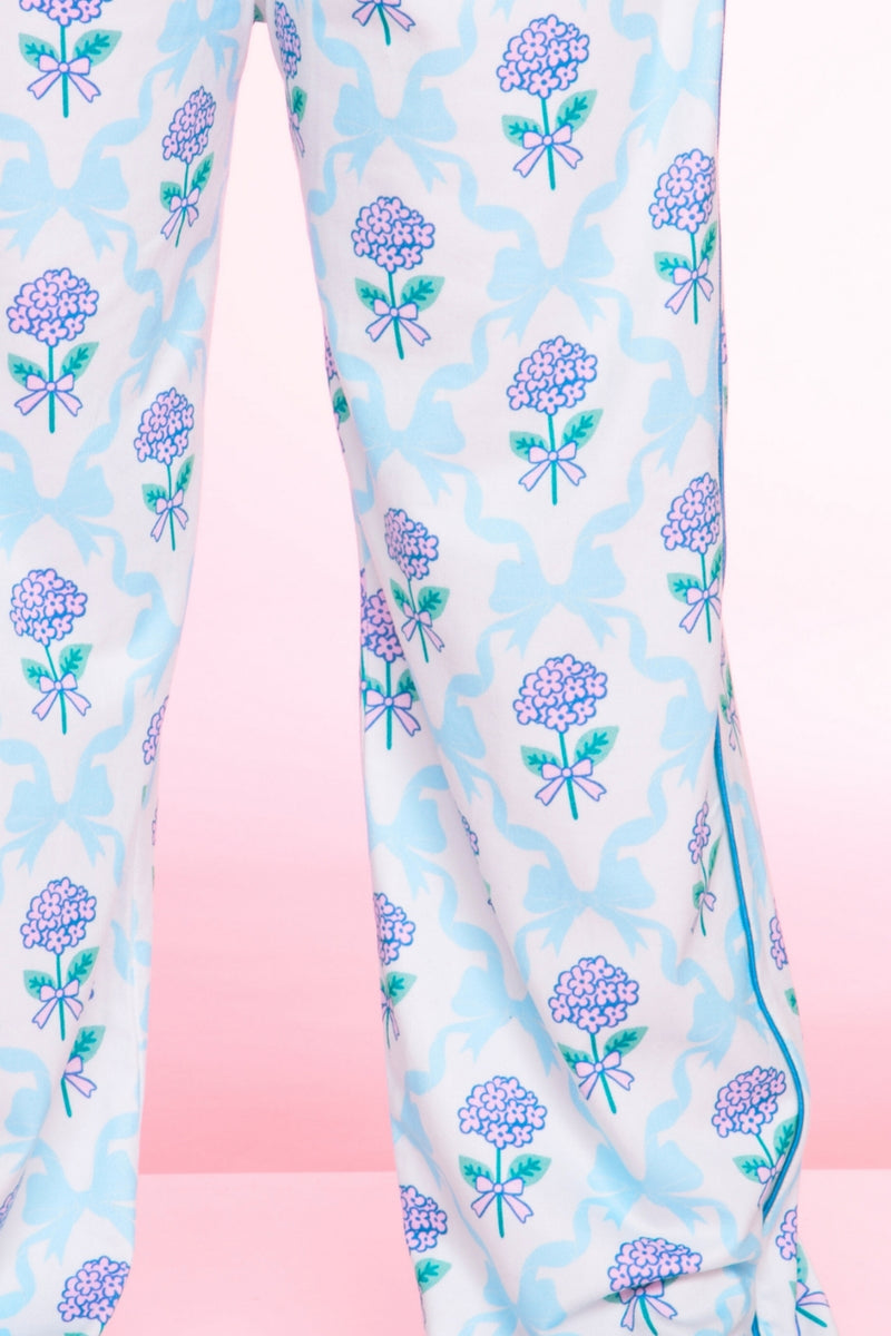 Long Sleeve Simply Soft Button Down Top & Karate Pant