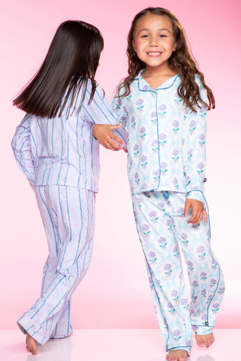 Long Sleeve Simply Soft Button Down Top & Karate Pant