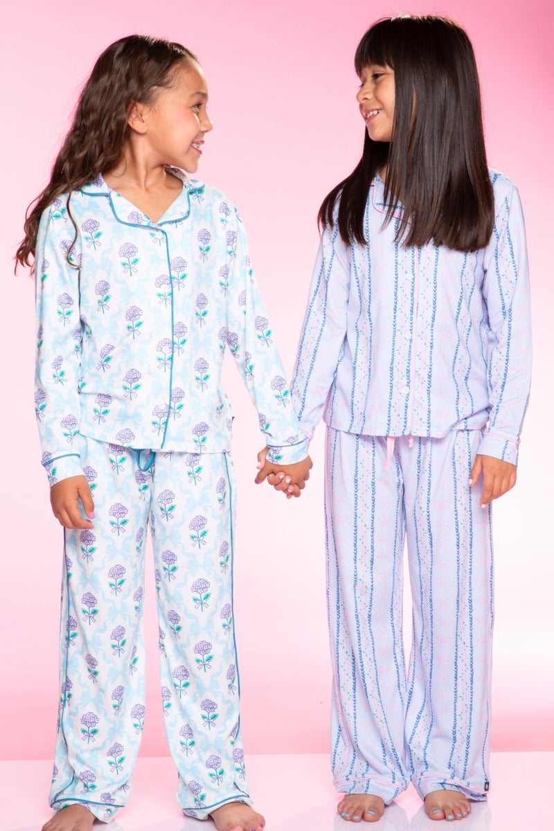 Long Sleeve Simply Soft Button Down Top & Karate Pant