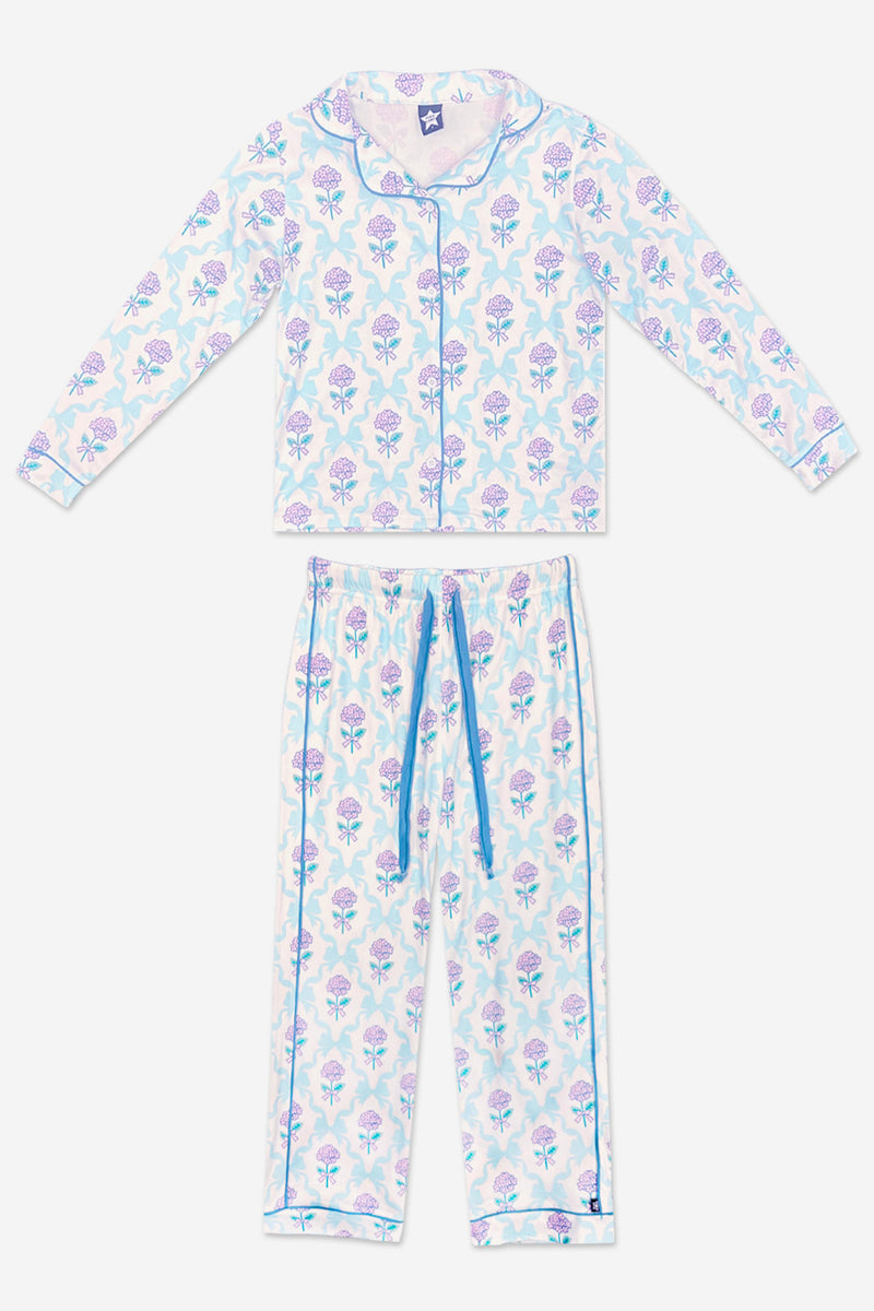 Long Sleeve Simply Soft Button Down Top & Karate Pant