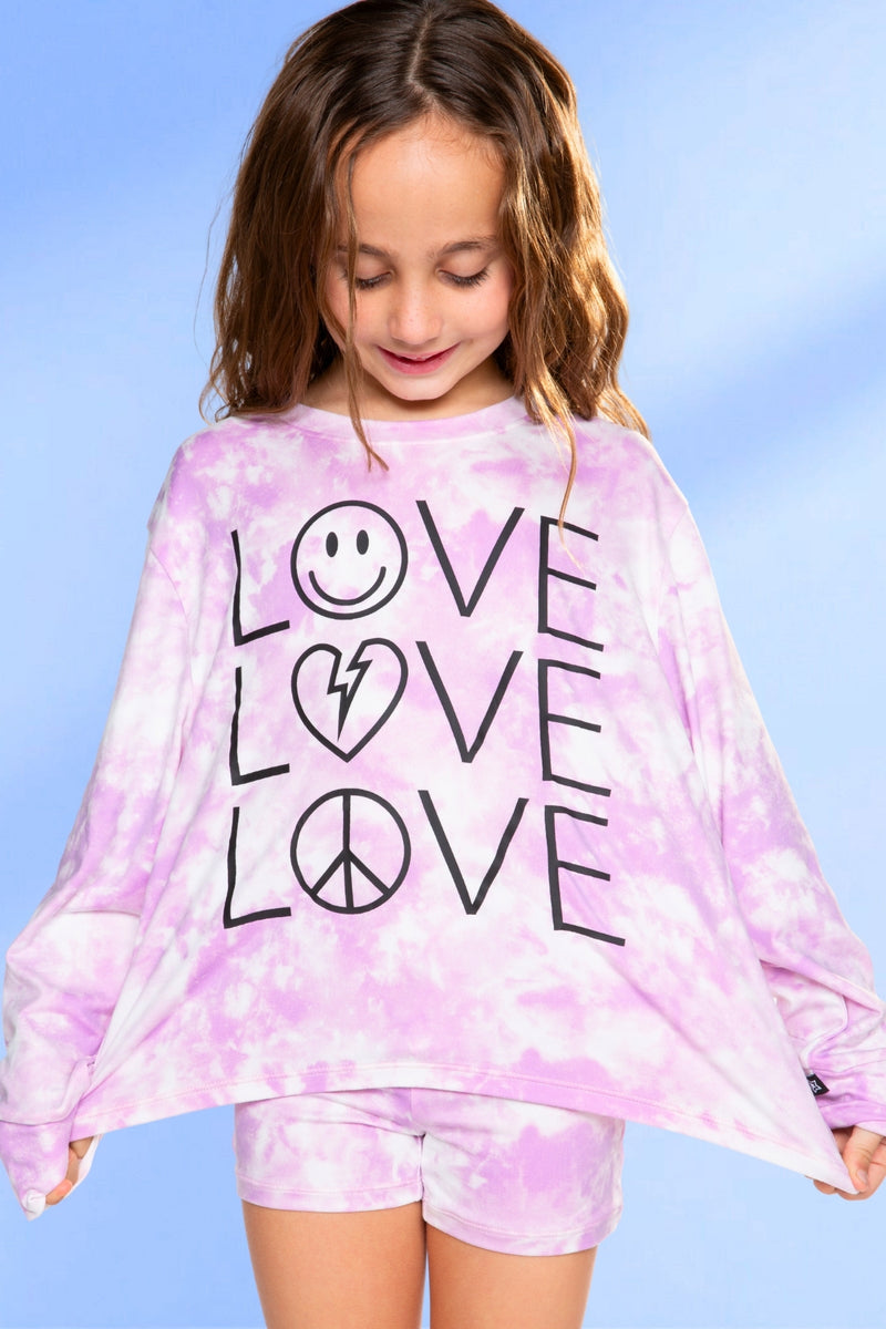 Simply Soft Long Sleeve Easy Tee & Tumble Short Lounge Set