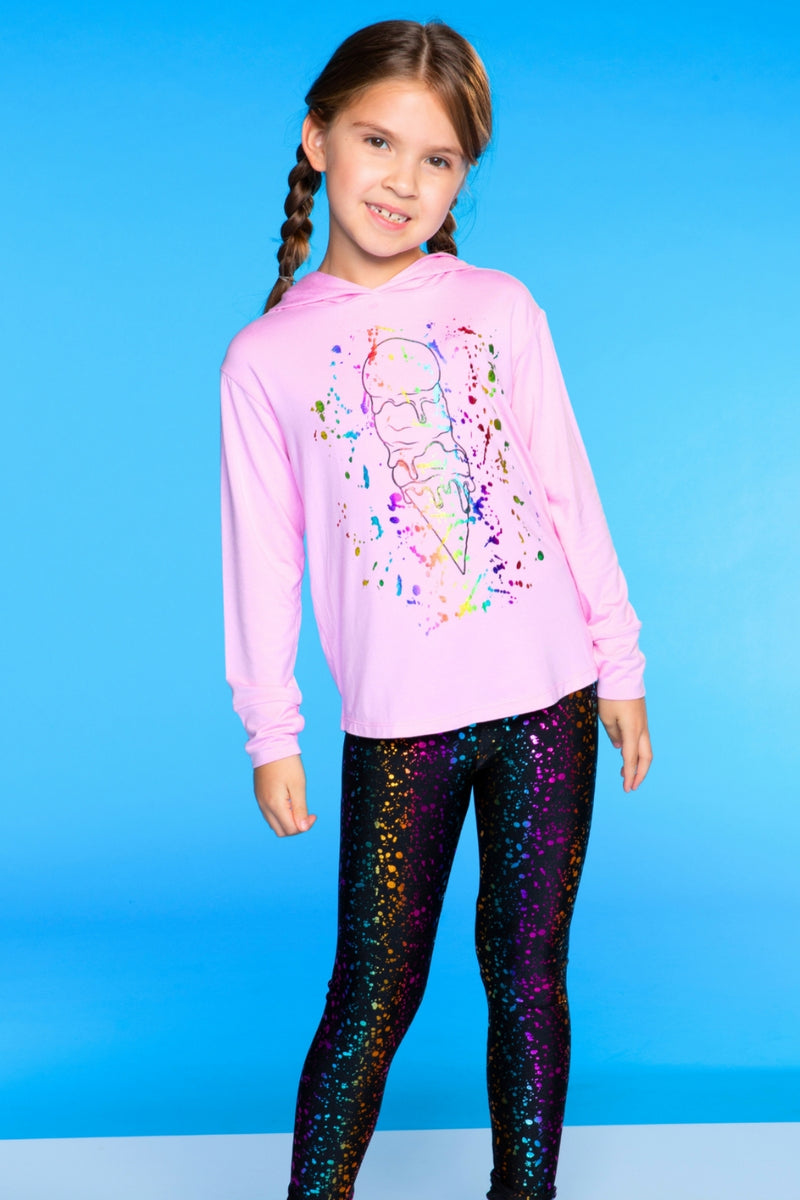 Glitter Foil High Shine Long Legging.