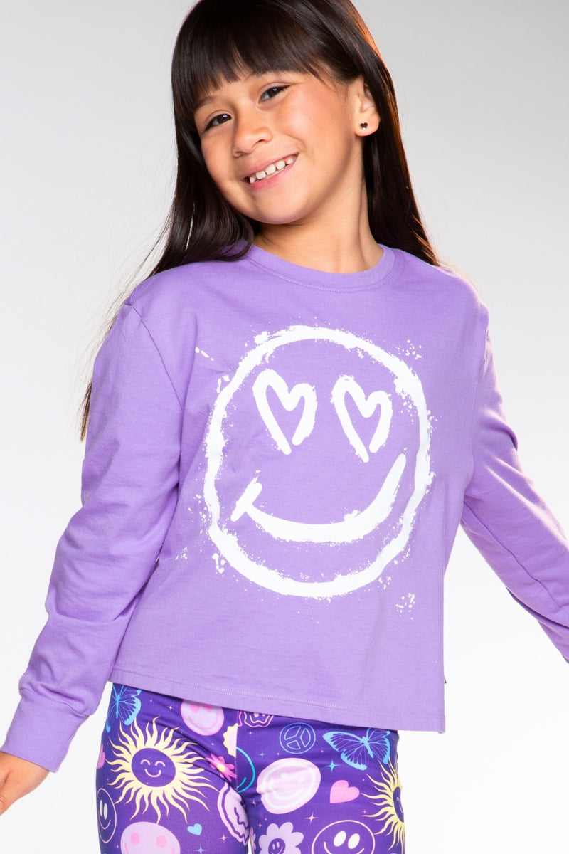 Washed Cotton Long Sleeve Easy Tee