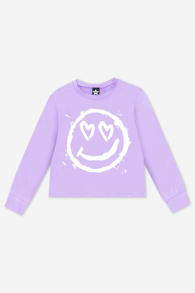 Washed Cotton Long Sleeve Easy Tee