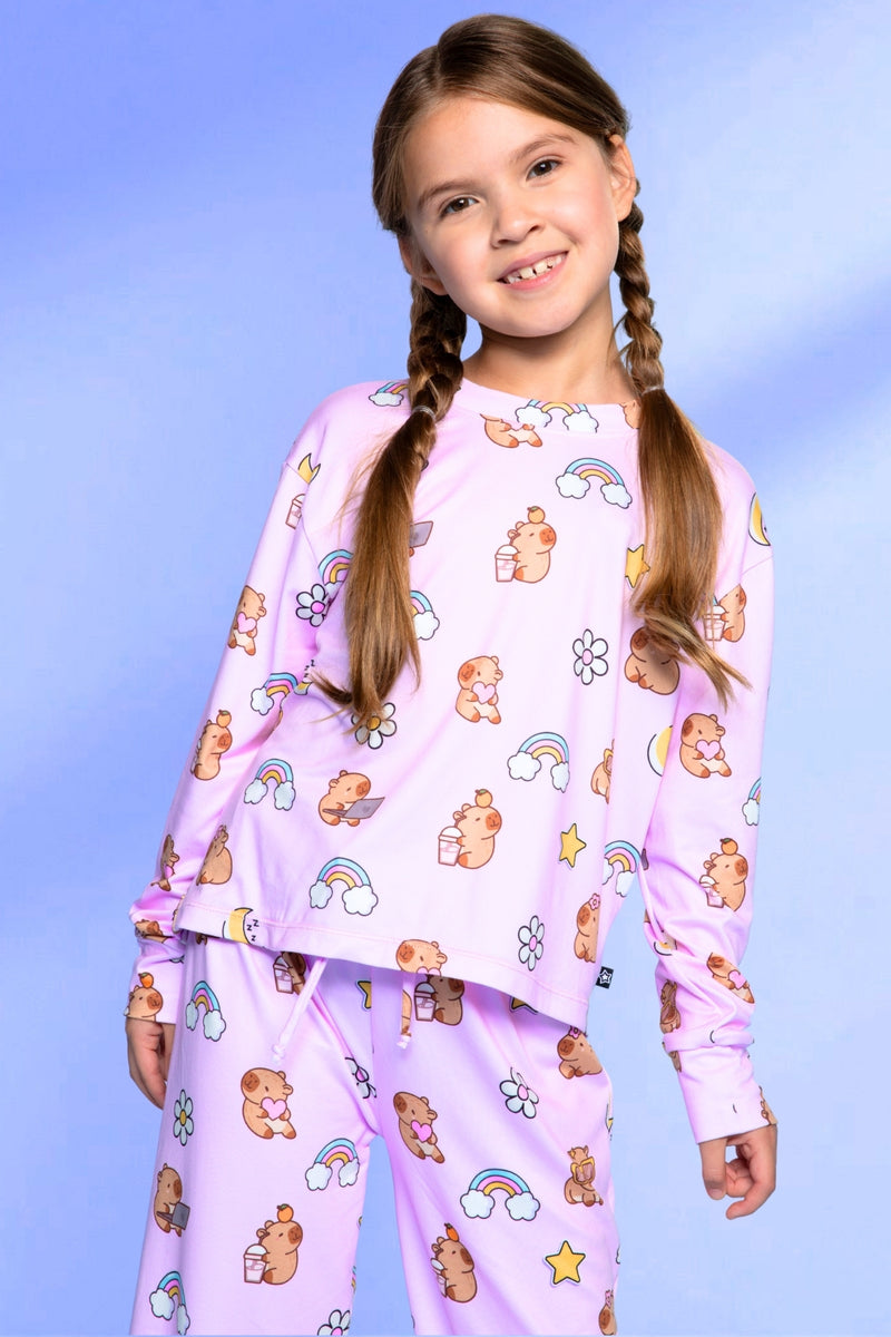 Simply Soft Long Sleeve Easy Tee & Karate Pant