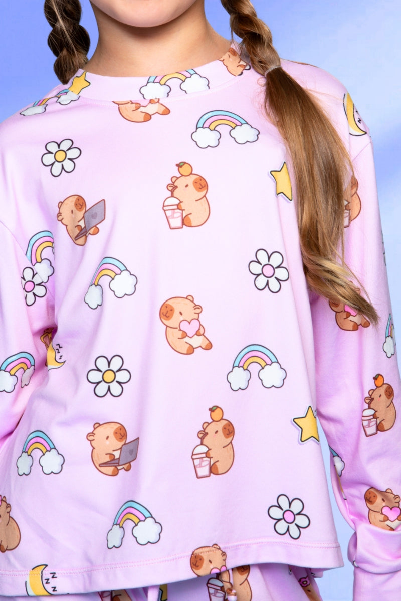 Simply Soft Long Sleeve Easy Tee & Karate Pant