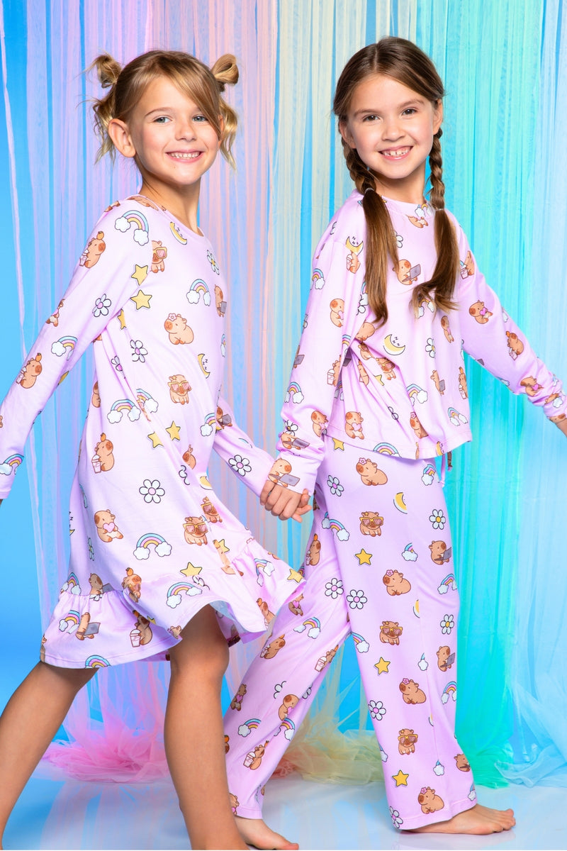 Simply Soft Long Sleeve Easy Tee & Karate Pant