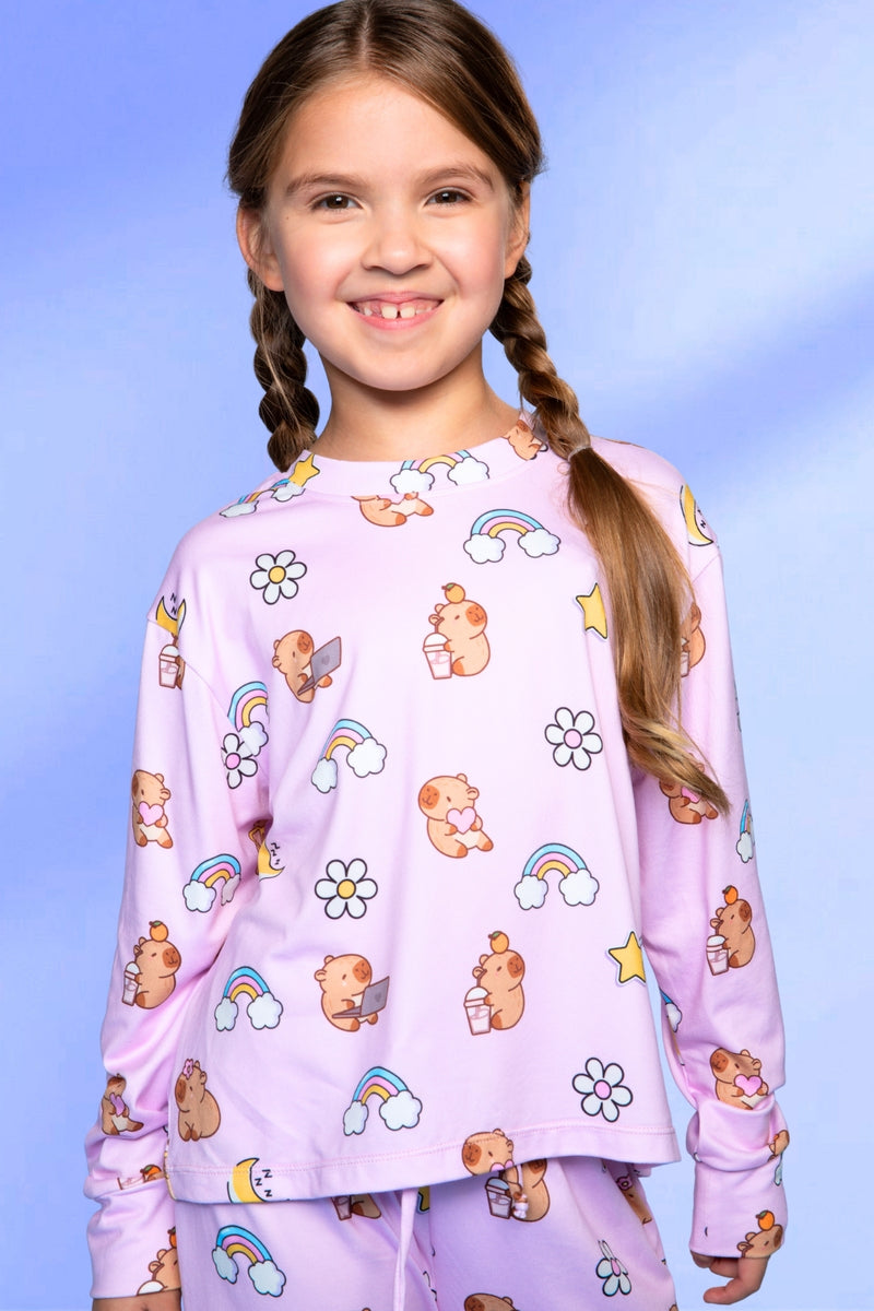 Simply Soft Long Sleeve Easy Tee & Karate Pant