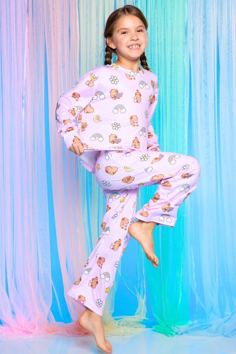 Simply Soft Long Sleeve Easy Tee & Karate Pant