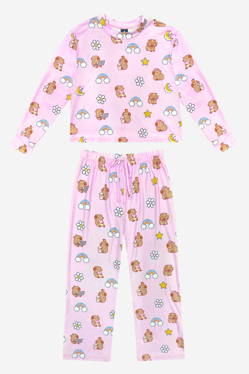 Simply Soft Long Sleeve Easy Tee & Karate Pant