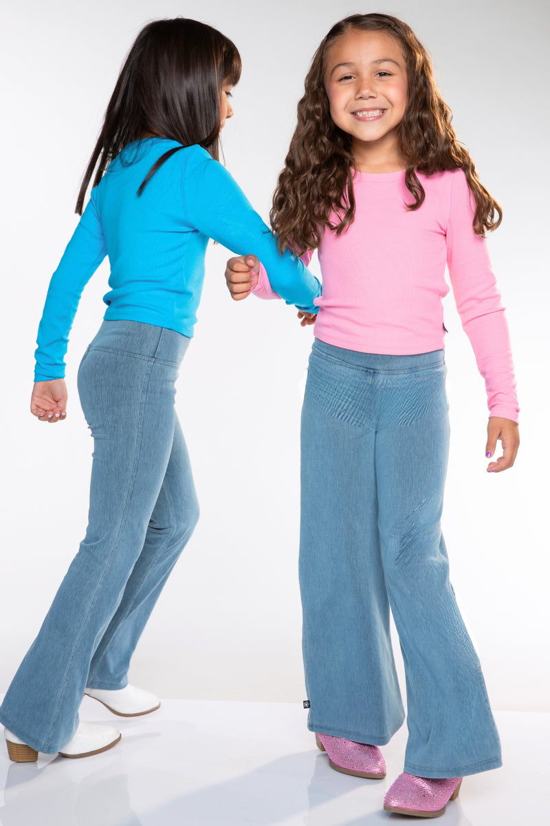 Ultra-Soft Ribbed Long Sleeve Fitted Tee