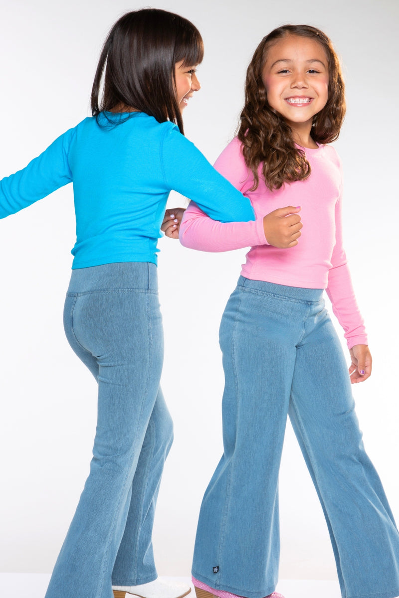 Ultra-Soft Ribbed Long Sleeve Fitted Tee