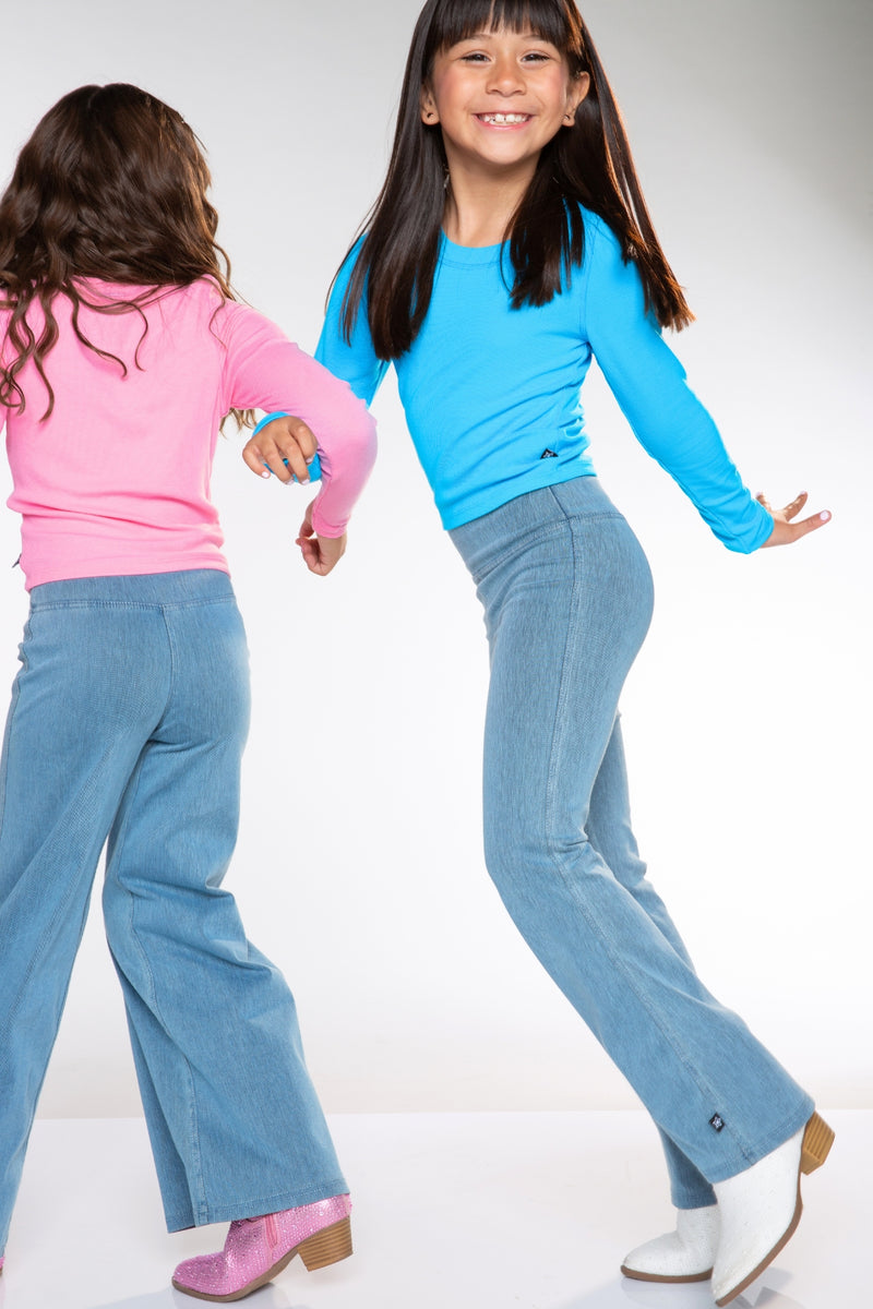 Ultra-Soft Ribbed Long Sleeve Fitted Tee