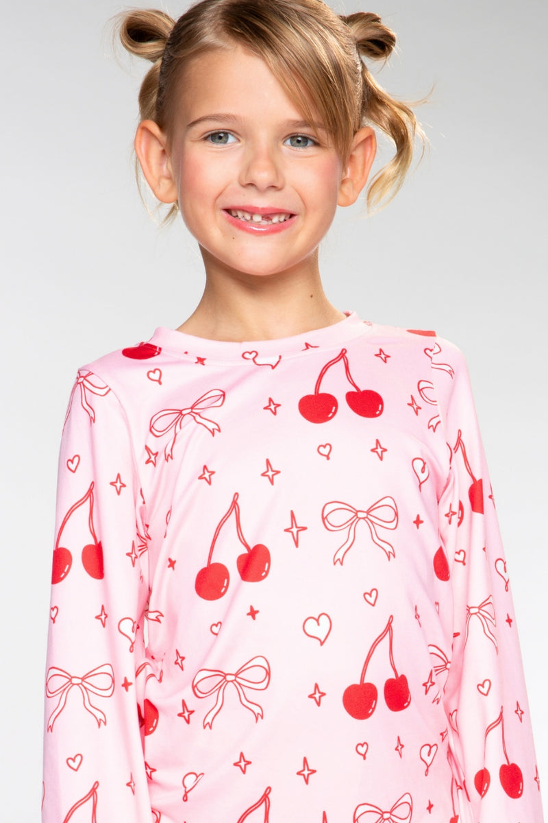 Simply Soft Long Sleeve Crew & Slim Lounge Bottom