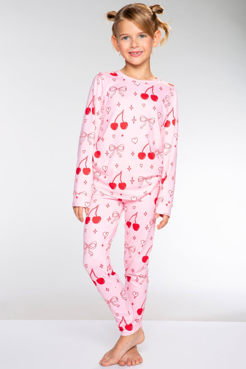 Simply Soft Long Sleeve Crew & Slim Lounge Bottom