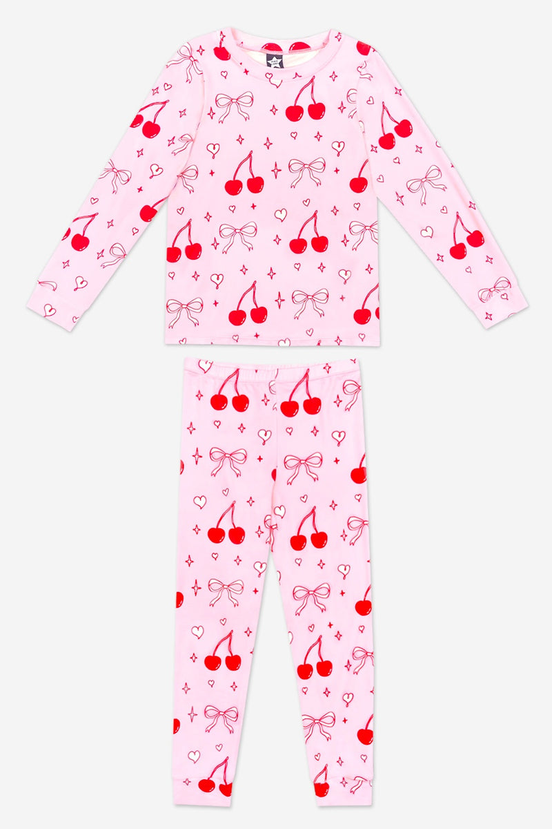 Simply Soft Long Sleeve Crew & Slim Lounge Bottom