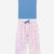 Denim Pink Plaid Floral