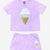 Lt Purple Sequin Ice Cream - NEW!