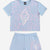 Lt Blue Pink Foil Ice Cream - NEW!