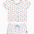 Ivory Red Blue Firework Bow - NEW!