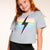 H.Grey Rainbow Heart Bolt - NEW!