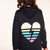 Black Rainbow Heart Bolt - NEW!
