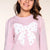 Mauve Ivory Floral Bow - NEW!
