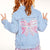 Lt Denim Pink Bow - NEW!