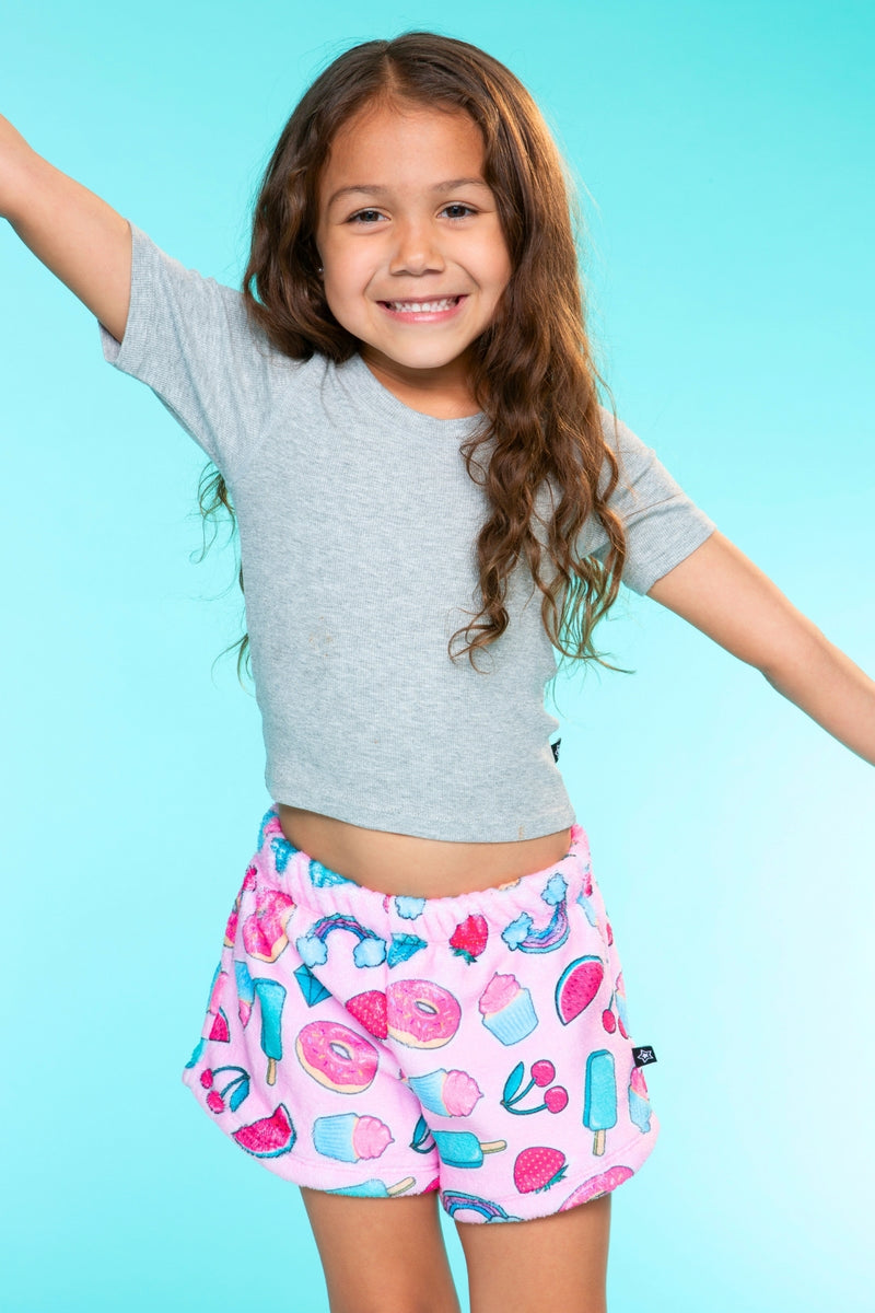 Fuzzy Plush Dolphin Short