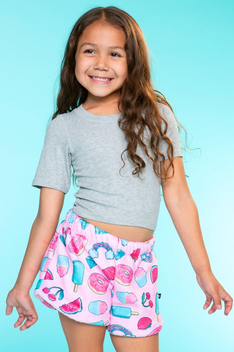 Fuzzy Plush Dolphin Short