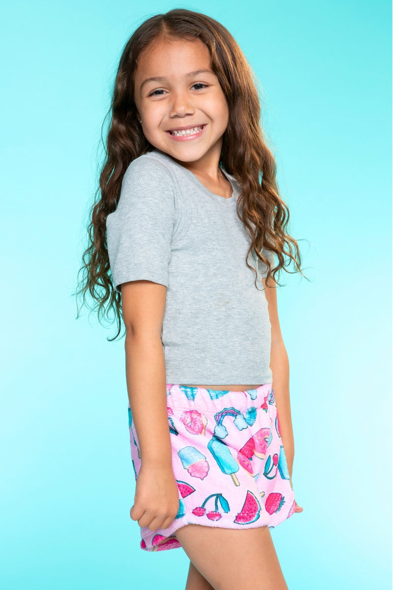 Fuzzy Plush Dolphin Short