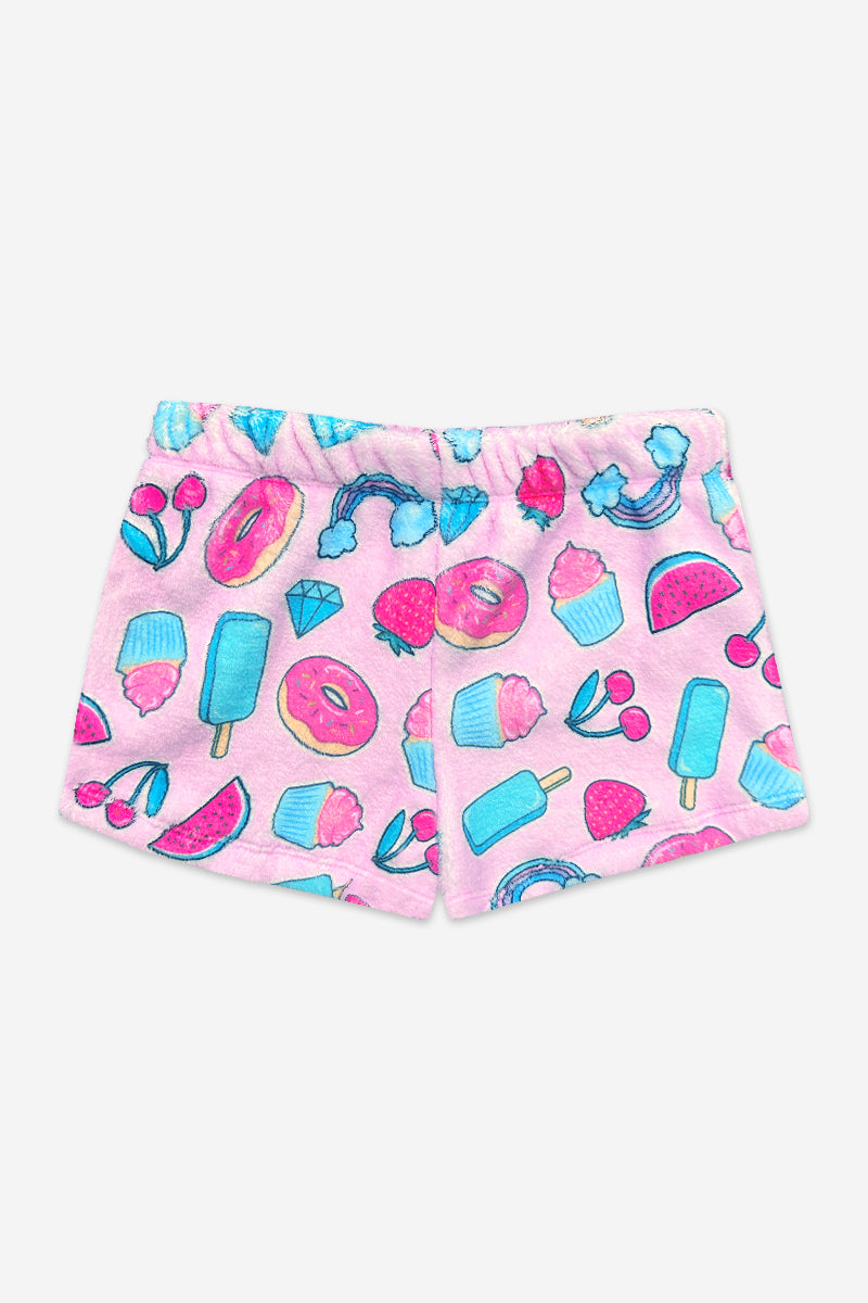 Fuzzy Plush Dolphin Short