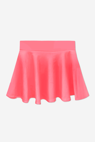 High Shine Mid Waist Skater Skort - Peach Punch