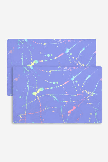 Pillowcases - Violet Multi Splatter
