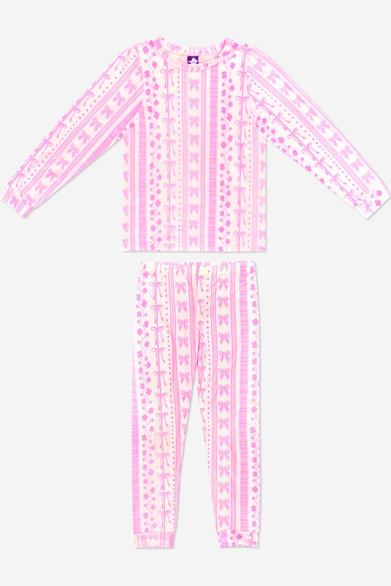 Simply Soft Long Sleeve Crew & Slim Lounge Bottom