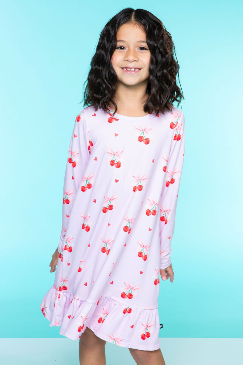 Simply Soft Long Sleeve Ruffle Nightgown