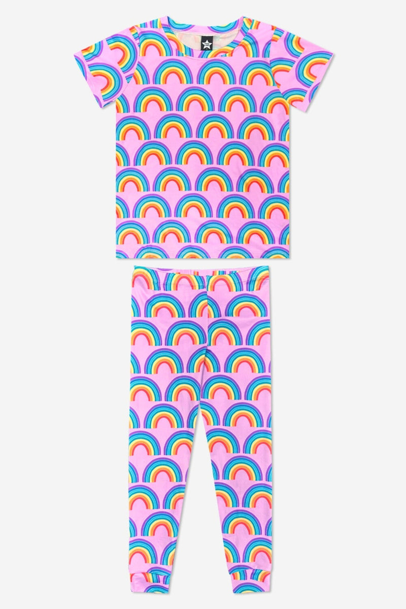 Simply Soft Short Sleeve Tee & Slim Lounge Bottom