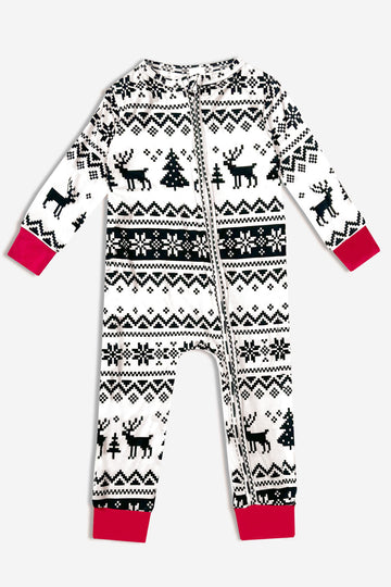 Simply Soft Footless Onesie - Holiday Faire Isle