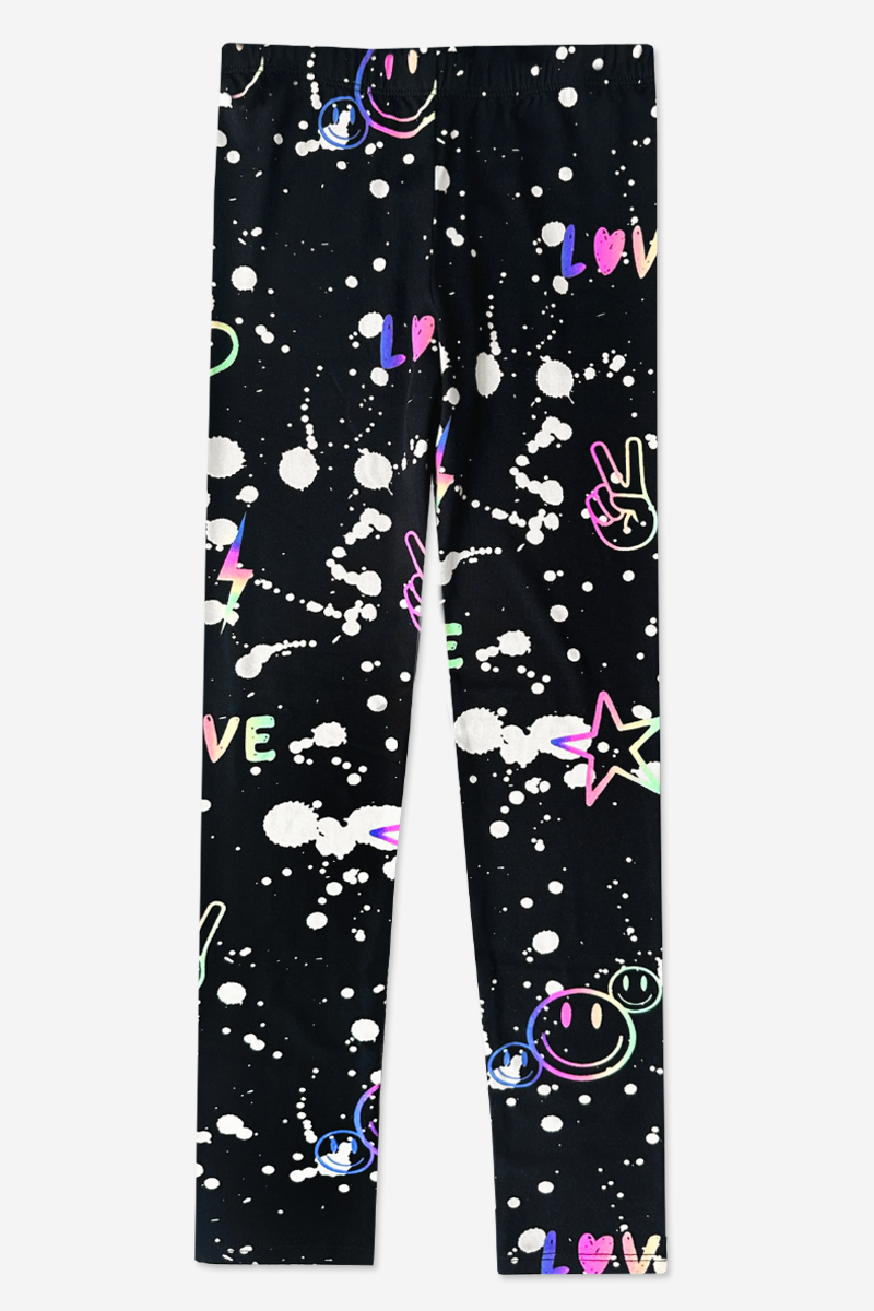 Simply Soft Long Legging - Bleached Ombre Splatter