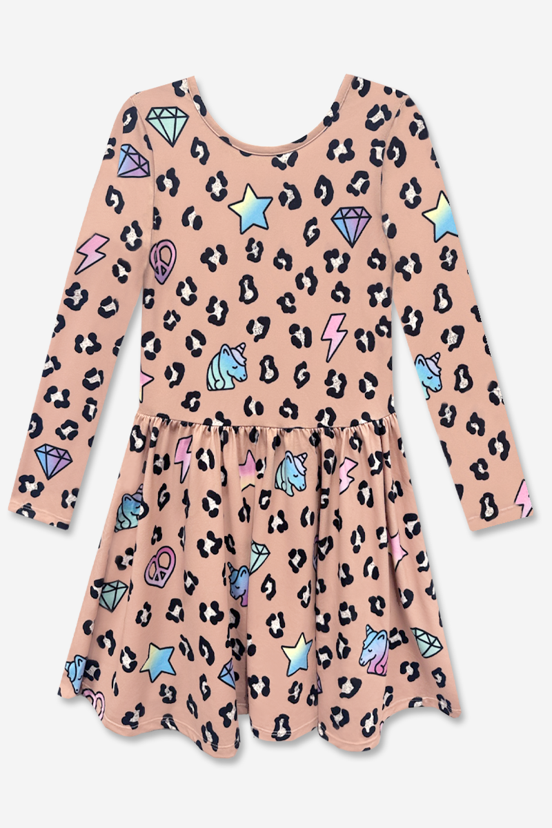 Simply Soft Long Sleeve Be Happy Dress