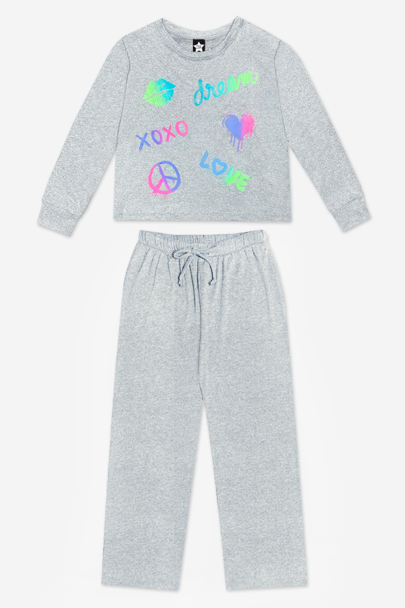 Simply Soft Long Sleeve Easy Tee & Karate Pant