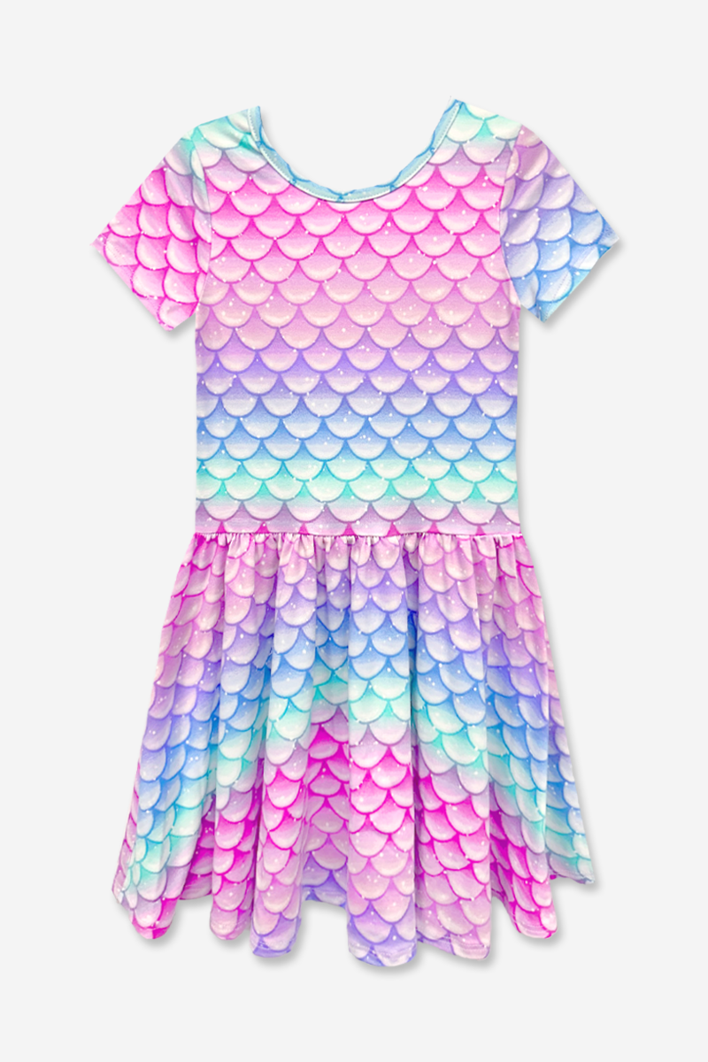 Simply Soft Short Sleeve Scoop Back Be Happy Dress