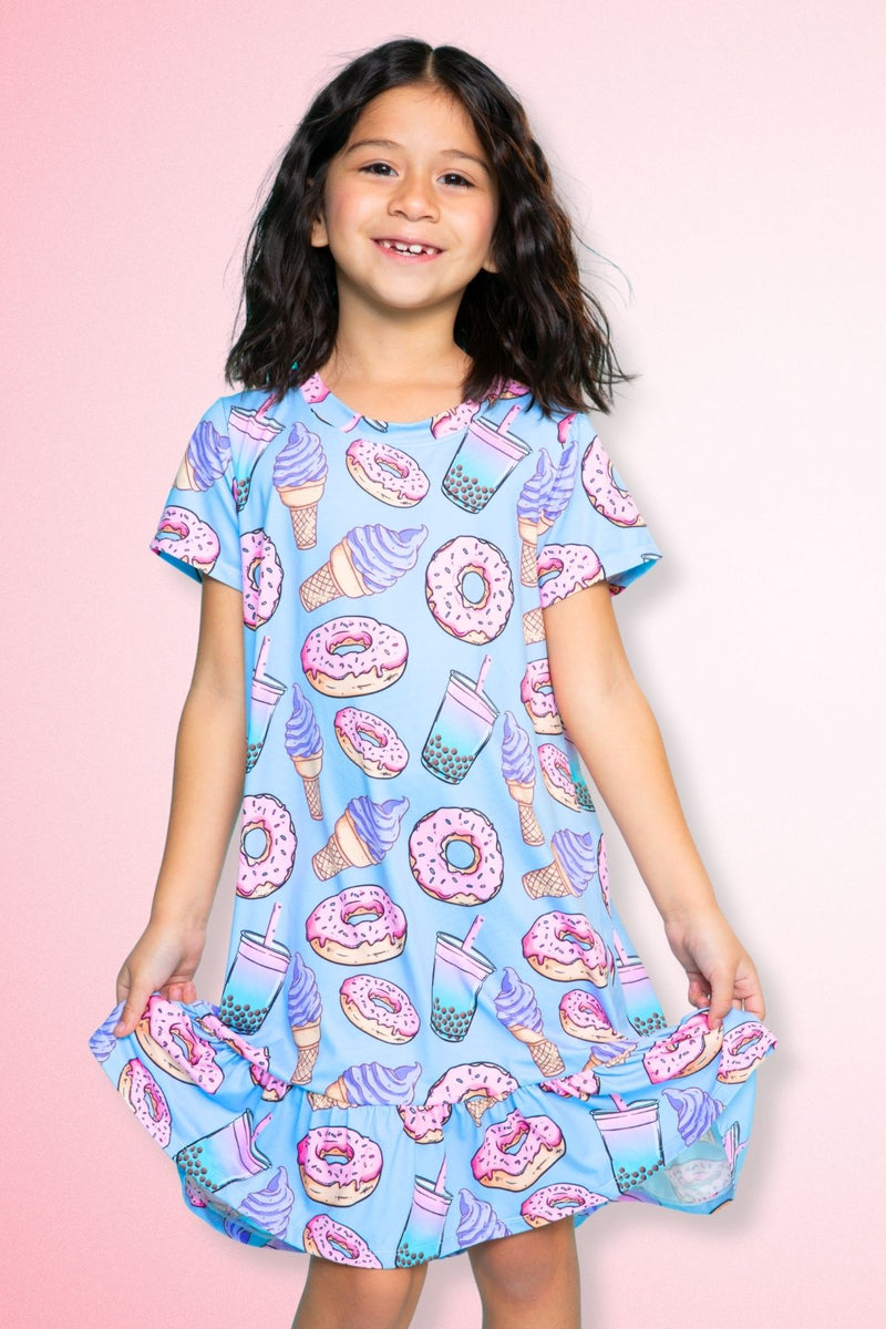 Simply Soft Short Sleeve Ruffle Nightgown