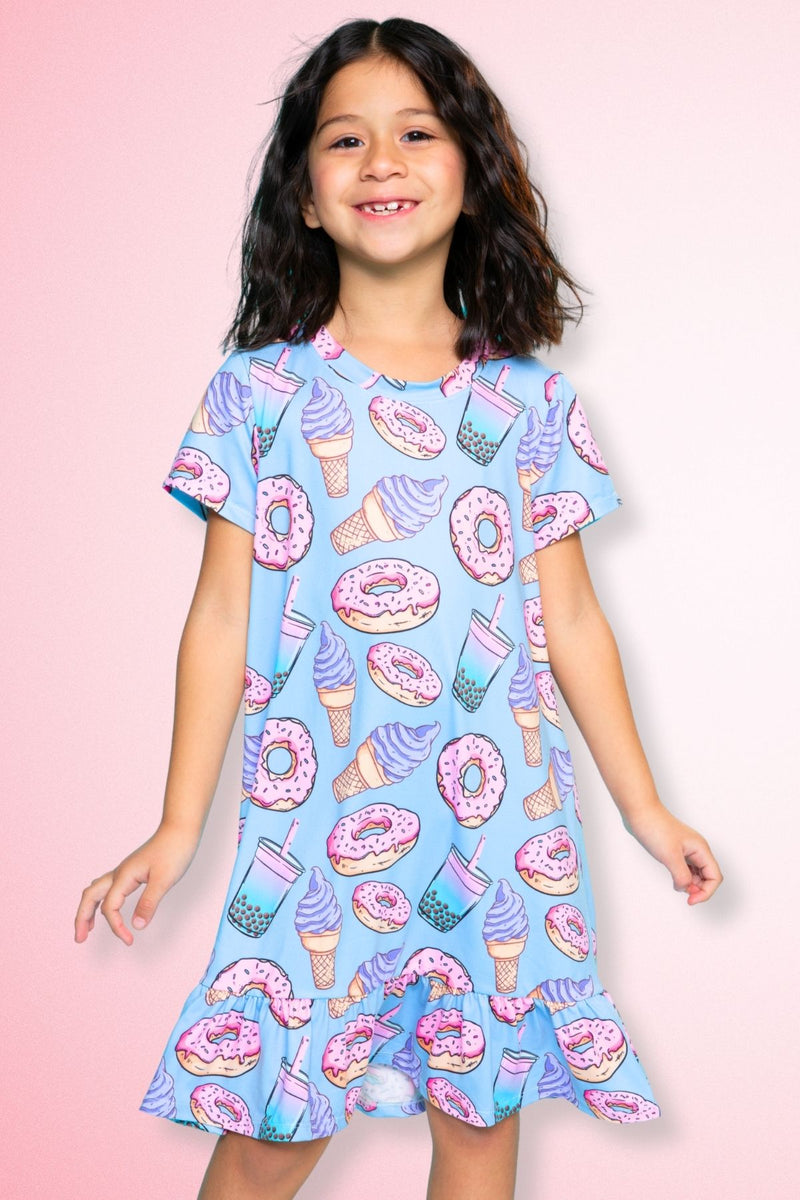 Simply Soft Short Sleeve Ruffle Nightgown