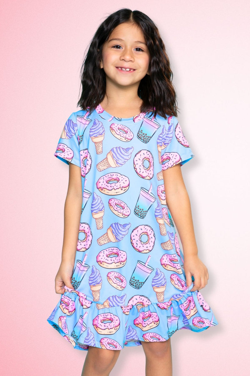 Simply Soft Short Sleeve Ruffle Nightgown