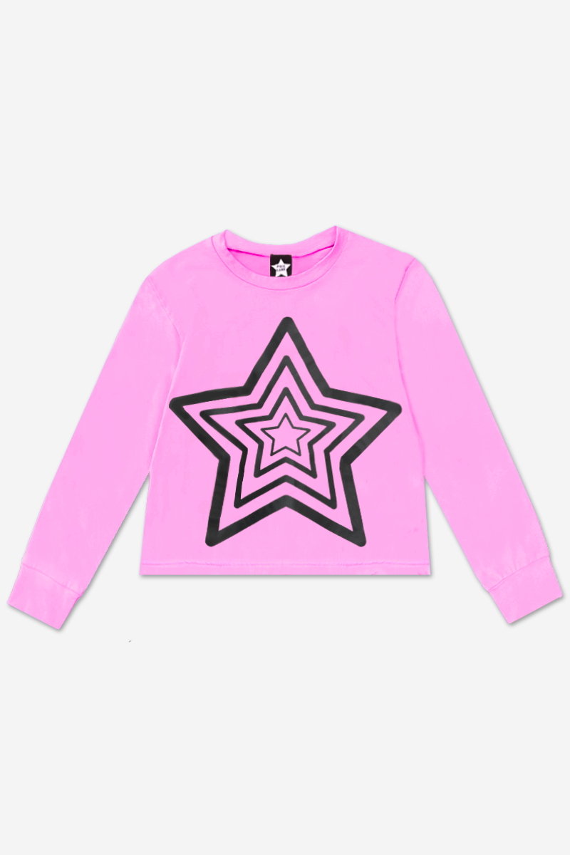 Washed Cotton Long Sleeve Easy Tee