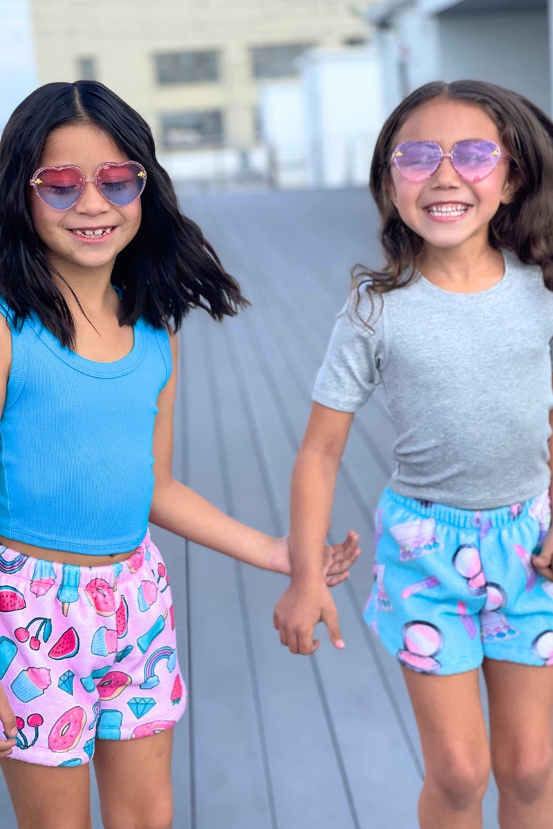 Fuzzy Plush Dolphin Short