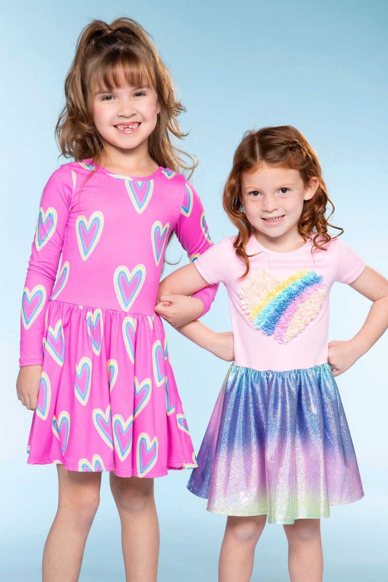 Simply Soft Long Sleeve Be Happy Dress